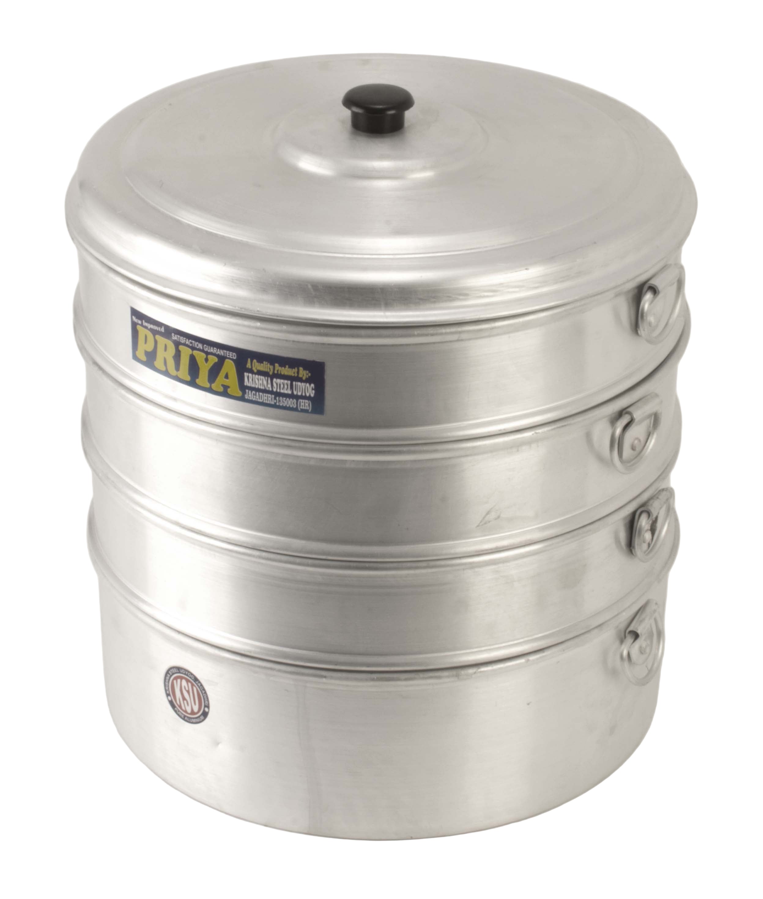 Commercial Aluminum Momo Dumpling Steamer 14 Inch Durable