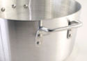 WINCO ASP-7 Aluminum Sauce Pan w/Helper Handle - 7 Qt.