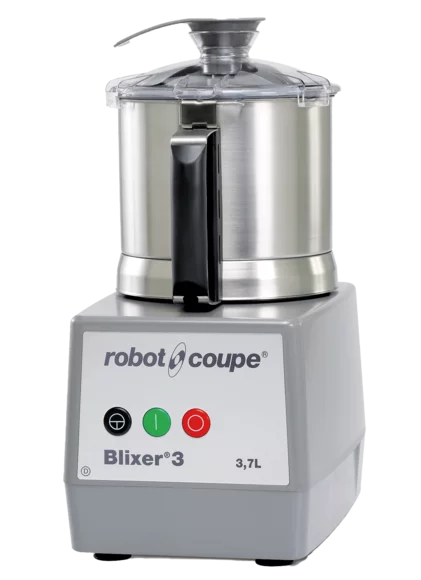 Robot Coupe BLIXER3 High-Speed 3.7 L Stainless Steel Batch Bowl Food Processor - 1 1/2 HP, Single Phase