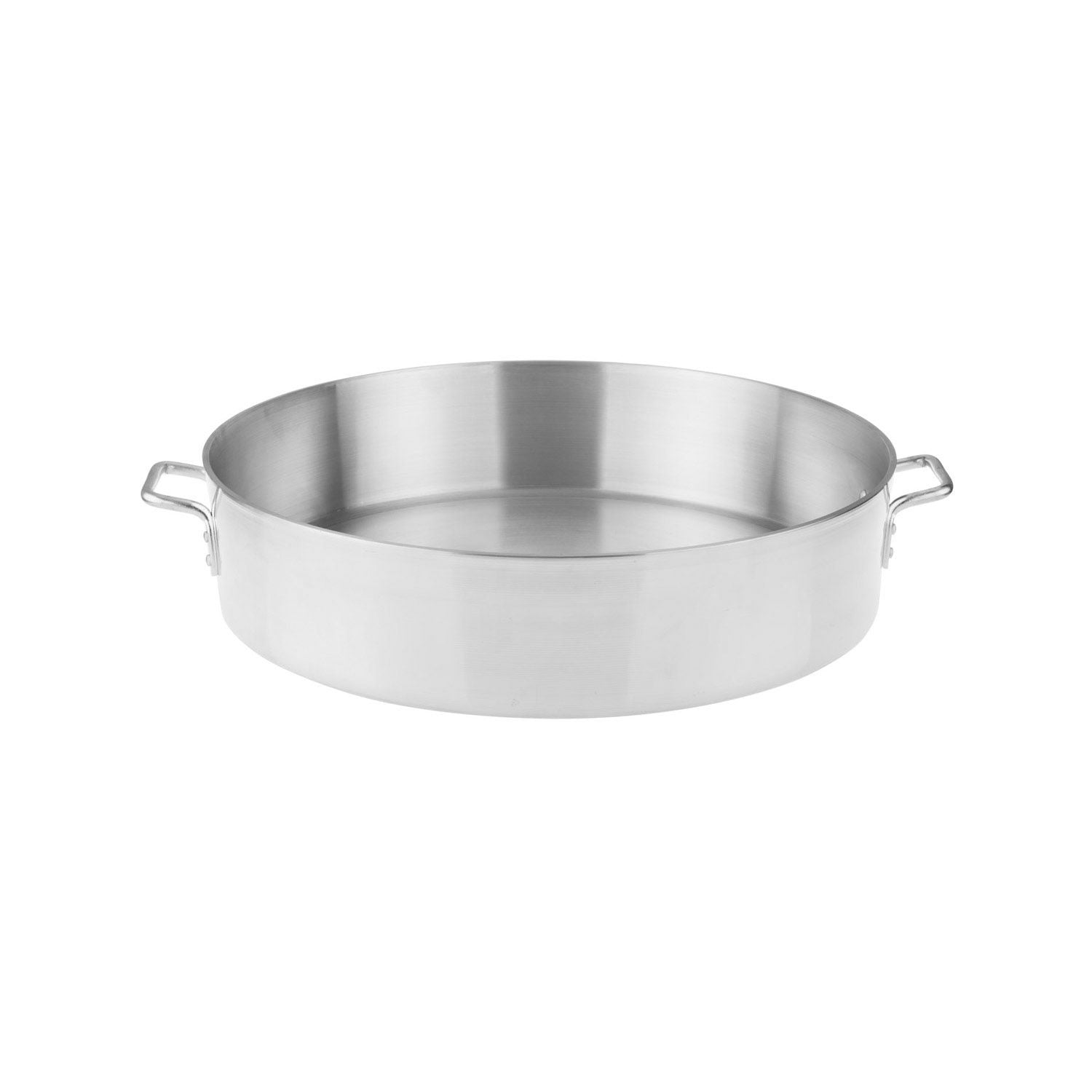 CAC China A4BZ - 6 - 18 Extra Heavy Duty 1/4" (6 mm) Aluminum Brazier - 18 Qt.