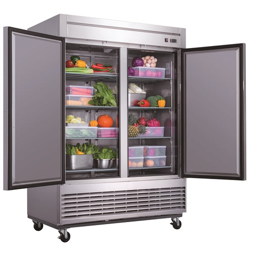 Dukers D55R 2-Door Commercial Refrigerator
