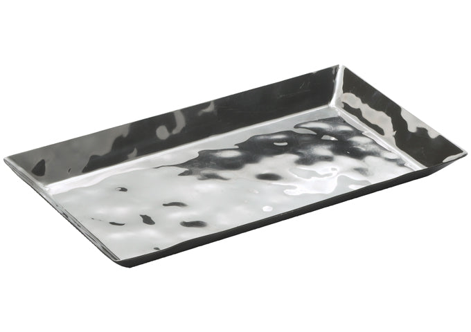WINCO HPO-14 inch 18/8 Stainless Steel Rectangular Display /Serving Tray
