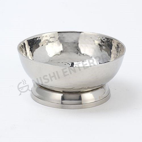 Hammered Stainless Steel Dessert Cup - Short