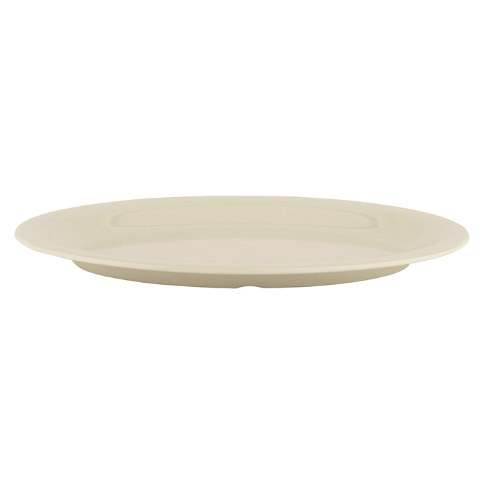GET OP-135-DI, 13.5″ x 10.25″ Oval Platter, Diamond Ivory, Melamine, Pack of 12