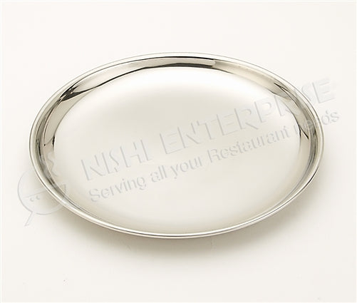Stainless Steel Dinner Plate 10 inch