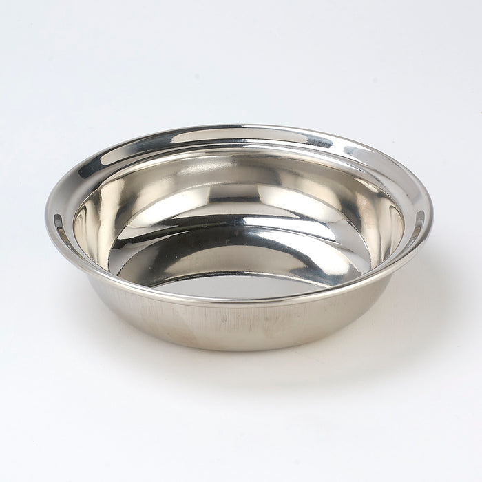 Stainless Steel Round Entree Serving Dish - 12 Oz.