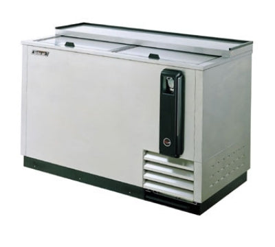 Turbo Air TBC-65SD-N6 All Stainless Steel Bottle Cooler With Sliding Doors, 65-in