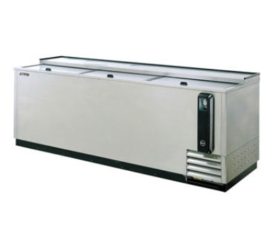 Turbo Air TBC-80SD-N 80-in Bottle Cooler With 3-Sliding Doors, Stainless