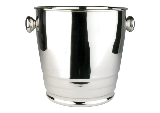 WINCO 4 Qts. Stainless Steel Heavy Wine Bucket with mirror finish