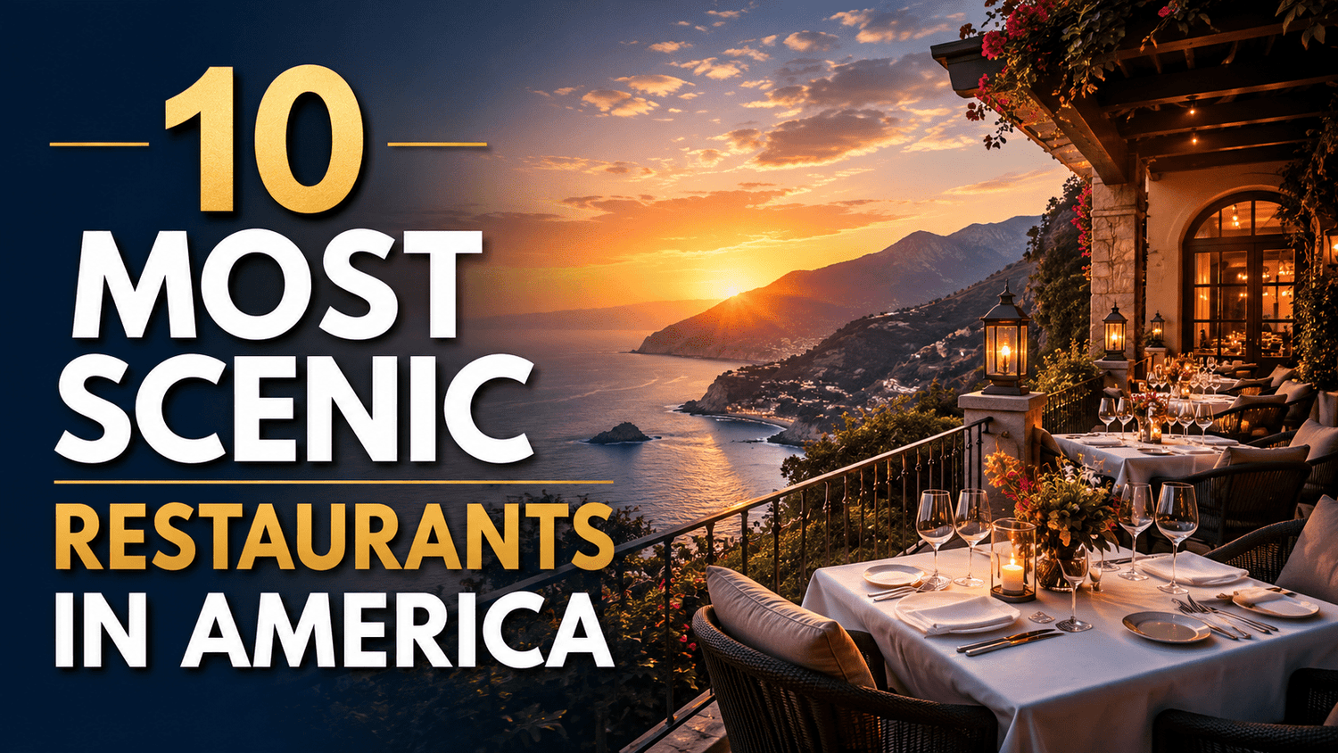 10 Most Scenic Restaurants in America - Nishi Enterprise Inc