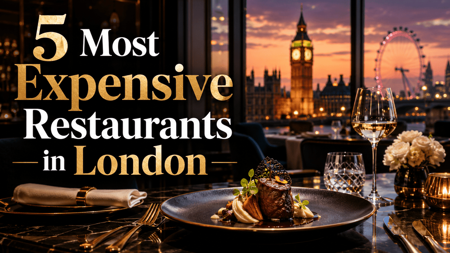 5 Most Expensive Restaurants in London - Nishi Enterprise Inc