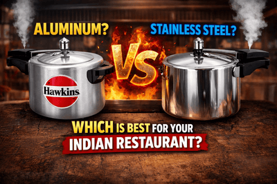 Aluminum vs Stainless Steel Pressure Cookers: Which One Is Right for Your Commercial Kitchen? - Nishi Enterprise Inc