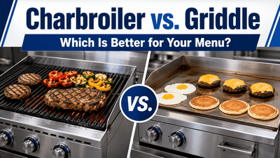 Charbroiler vs. Griddle: Which Is Better for Your Menu? - Nishi Enterprise Inc