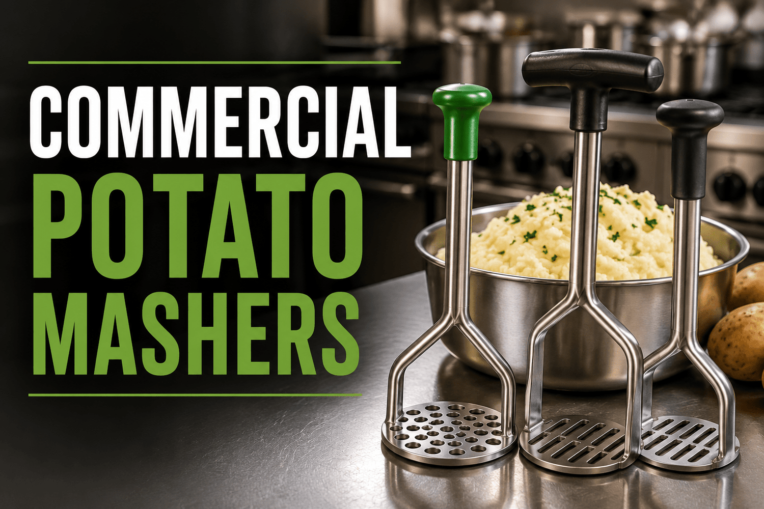 Commercial Potato Mashers: Uses, Types, and Buying Guide - Nishi Enterprise Inc