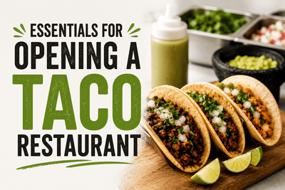 Essentials for Opening a Taco Restaurant - Nishi Enterprise Inc