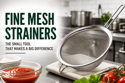 Fine Mesh Strainers: A Buying Guide for Restaurant Kitchens - Nishi Enterprise Inc