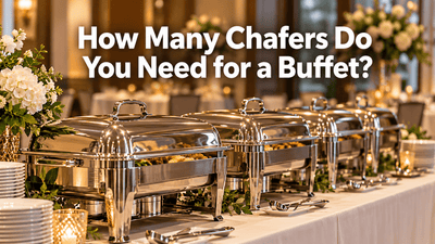 How Many Chafers Do You Need for a Buffet? - Nishi Enterprise Inc