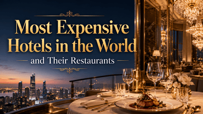 Most Expensive Hotels in the World and Their Restaurants - Nishi Enterprise Inc