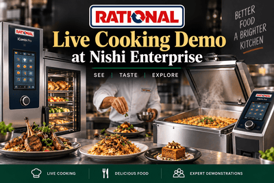 RATIONAL Live Cooking Demo at Nishi Enterprise - Nishi Enterprise Inc