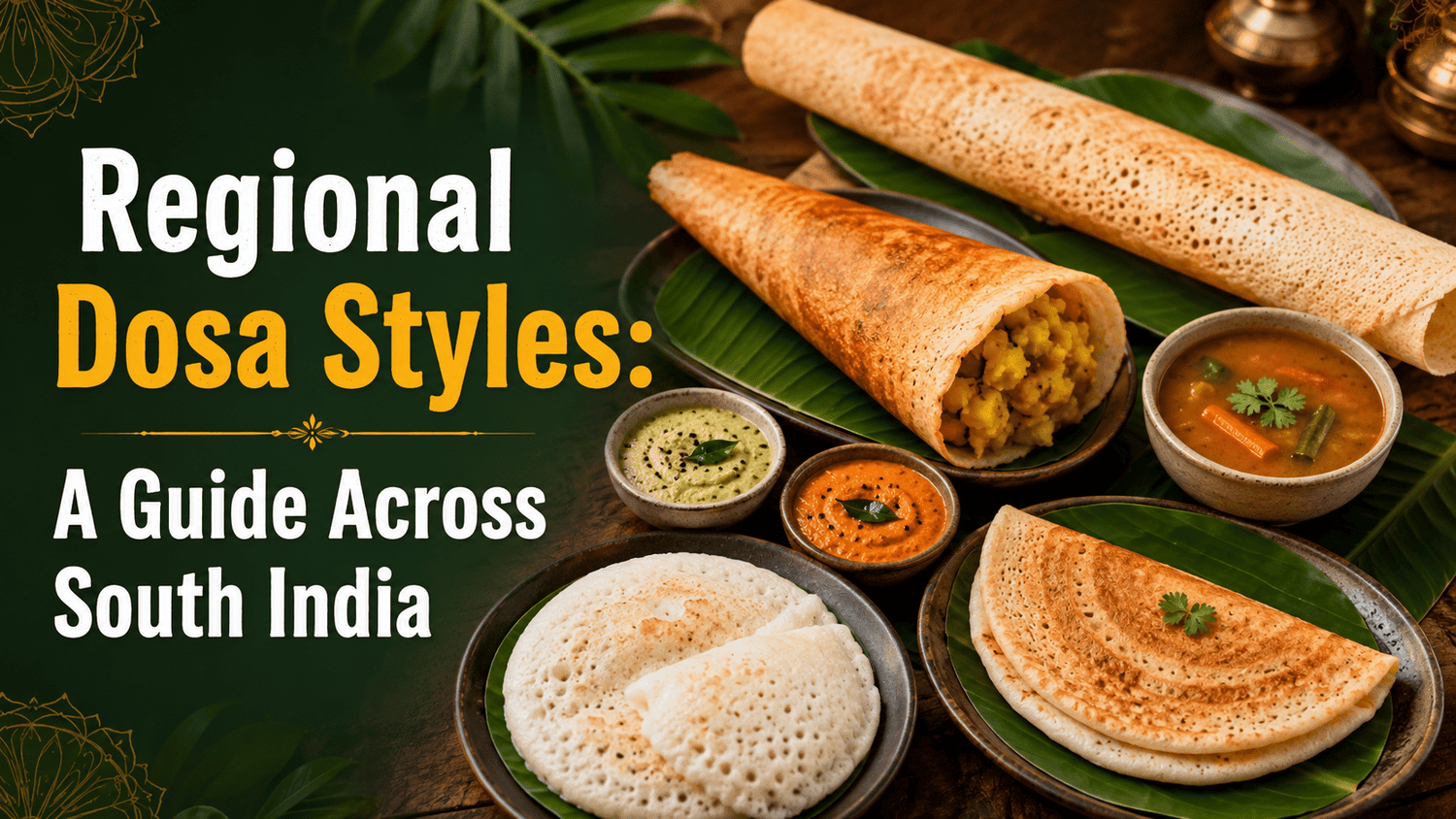 Regional Dosa Styles: A Guide Across South India - Nishi Enterprise Inc