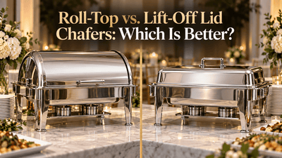 Roll-Top vs. Lift-Off Lid Chafers: Which Is Better? - Nishi Enterprise Inc