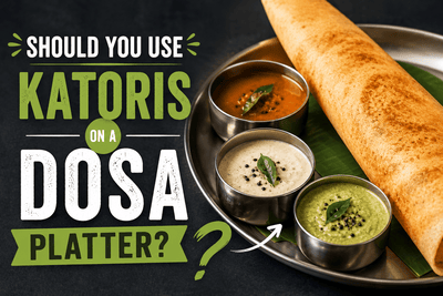 shoud you use katori on dosa platter image 