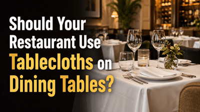 Should Your Restaurant Use Tablecloths? - Nishi Enterprise Inc