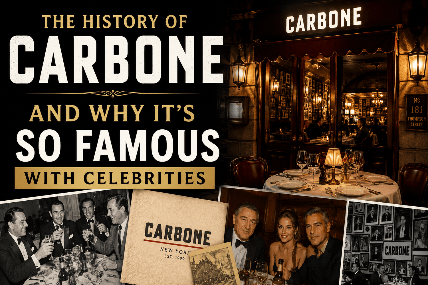 The History of Carbone and Why It's So Famous with Celebrities - Nishi Enterprise Inc