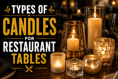 Types of Candles for Restaurant Tables - Nishi Enterprise Inc