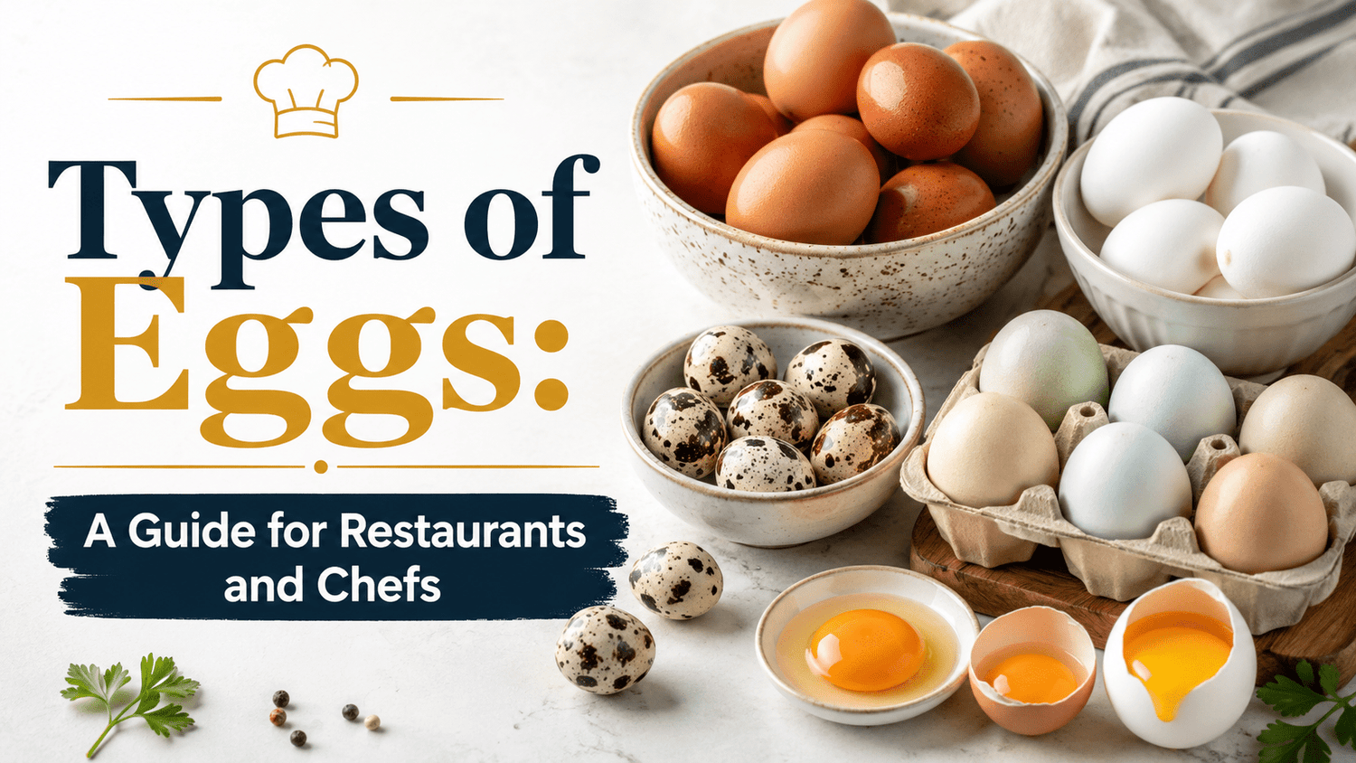 Types of Eggs: A Guide for Restaurants and Chefs - Nishi Enterprise Inc