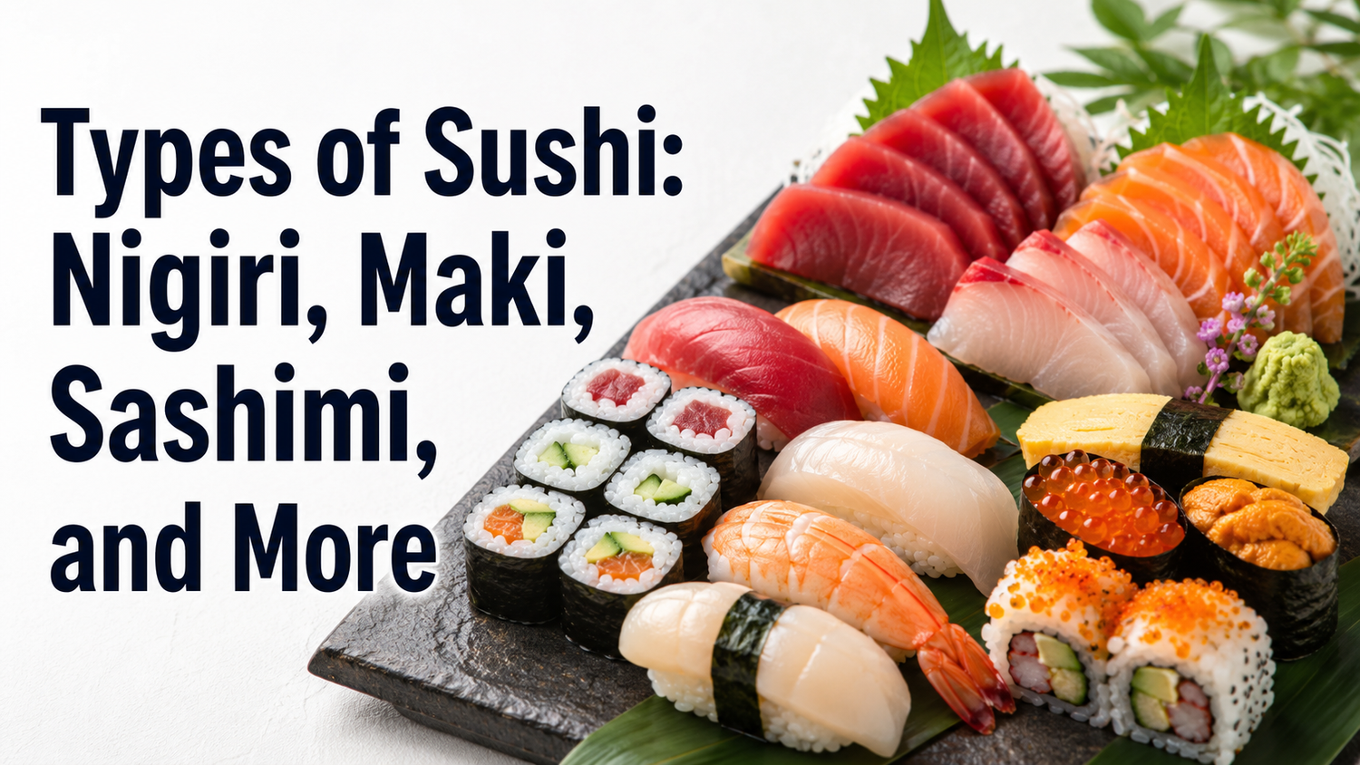 Types of Sushi: Nigiri, Maki, Sashimi, and More