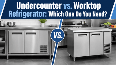 Undercounter vs. Worktop Refrigerator: Which Do You Need? - Nishi Enterprise Inc