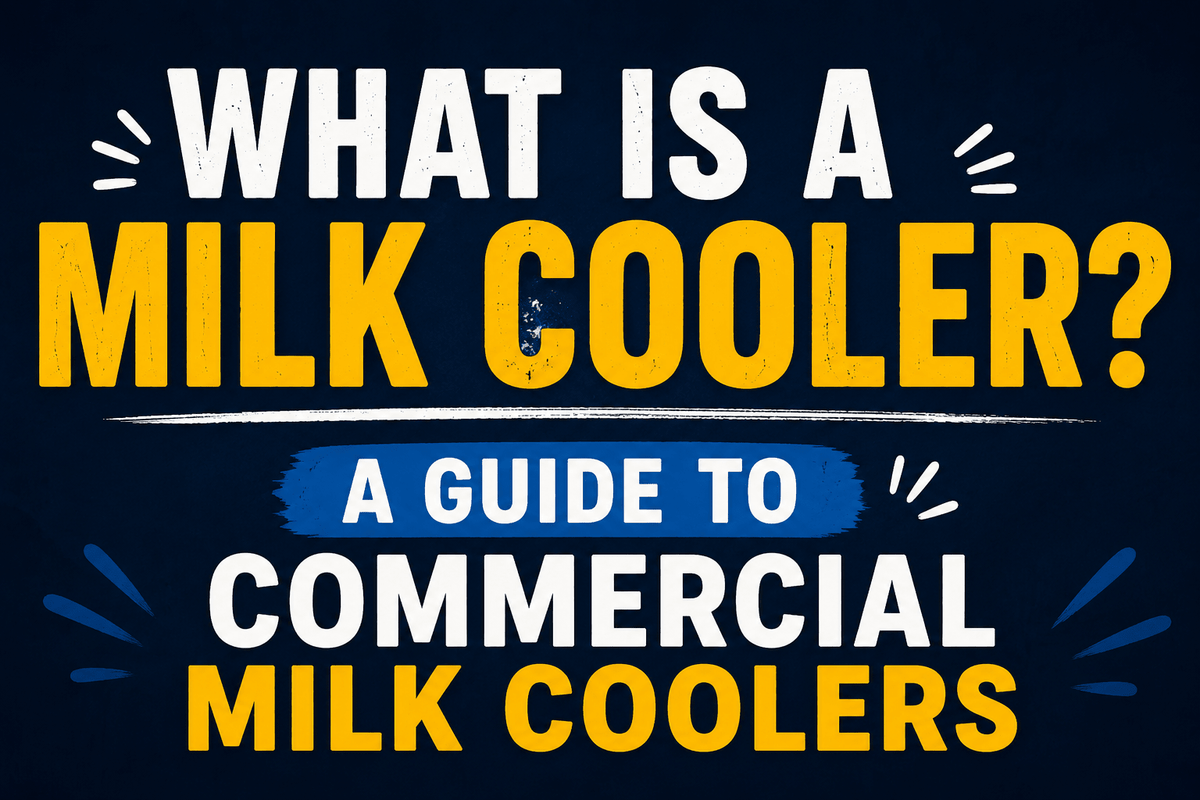 What Is a Milk Cooler? A Guide to Commercial Milk Coolers - Nishi Enterprise Inc