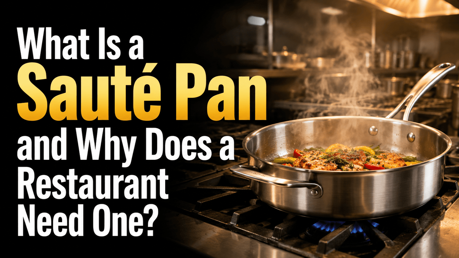 What Is a Sauté Pan and Why Does a Restaurant Need One? - Nishi Enterprise Inc