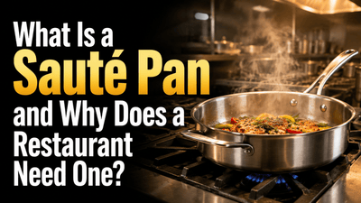 What Is a Sauté Pan and Why Does a Restaurant Need One? - Nishi Enterprise Inc