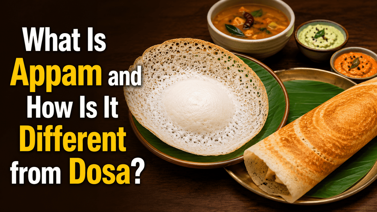 What Is Appam and How Is It Different from Dosa? - Nishi Enterprise Inc