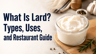 What Is Lard? Types, Uses, and Restaurant Guide - Nishi Enterprise Inc