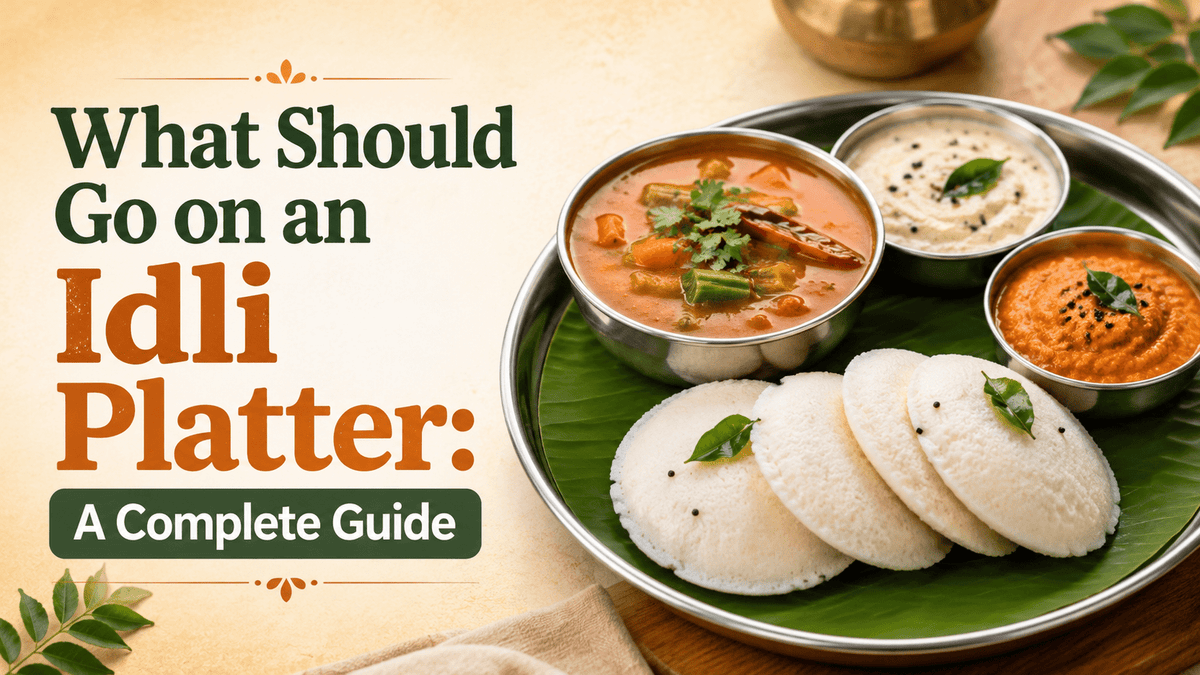 What Should Go on an Idli Platter: A Complete Guide - Nishi Enterprise Inc