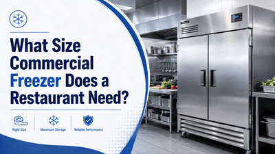 What Size Commercial Freezer Does a Restaurant Need? - Nishi Enterprise Inc