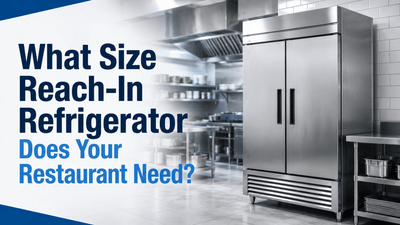 What Size Reach-In Refrigerator Does a Restaurant Need? - Nishi Enterprise Inc