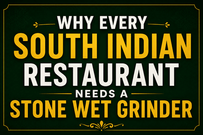 Why Every South Indian Restaurant Needs a Stone Wet Grinder - Nishi Enterprise Inc