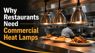 Why Restaurants Need Commercial Heat Lamps - Nishi Enterprise Inc