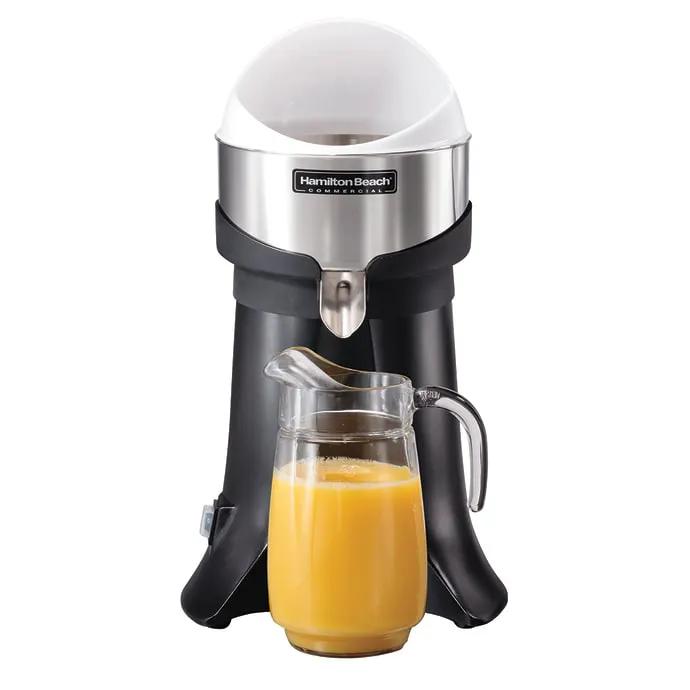 Hamilton Beach HCJ967 Electric Citrus Juicer w/ (3) Reamers - Metal Housing, 120v by Hamilton Beach (hamilton-beach-hcj967-electric-citrus-juicer-w-3-reamers-metal-housing-120v)