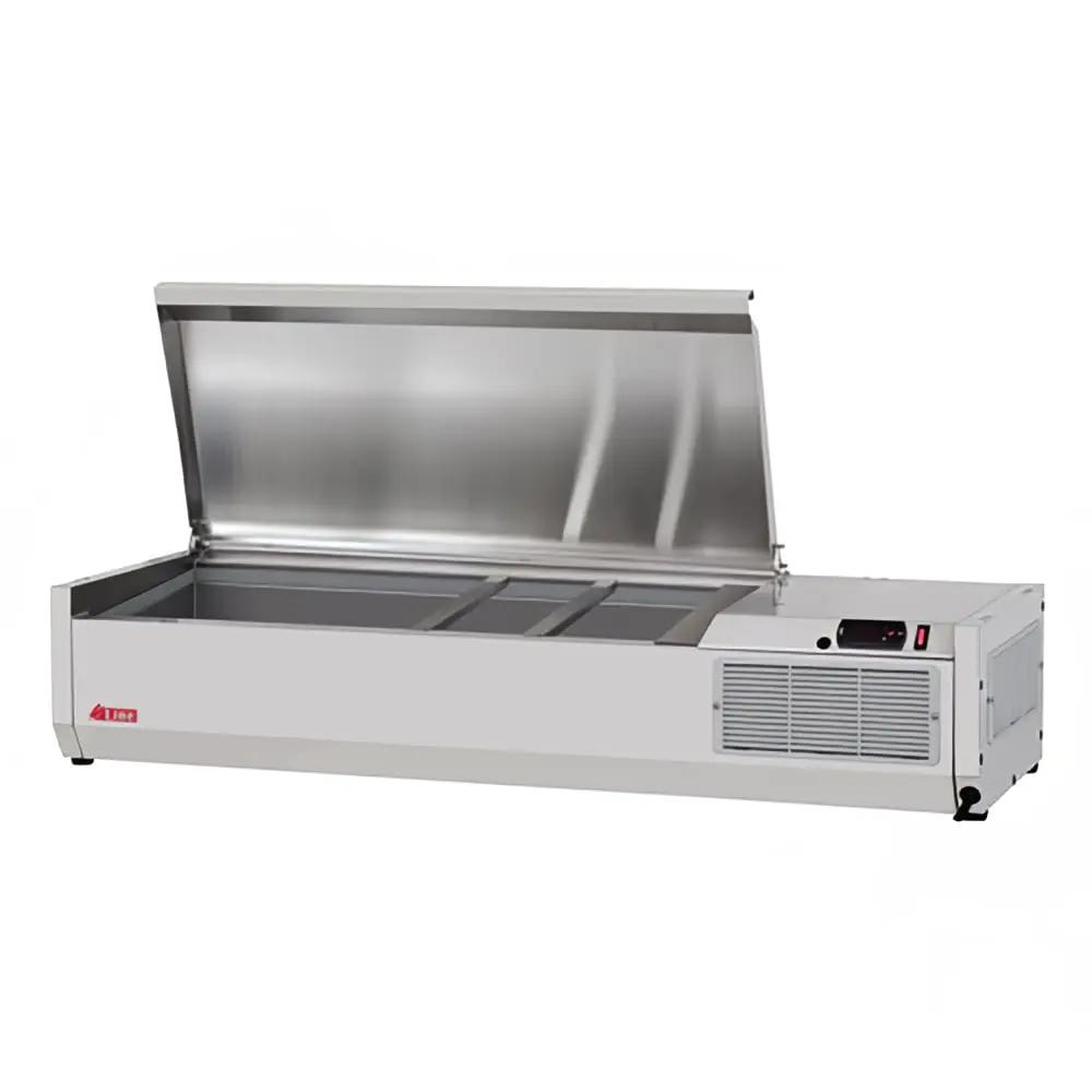 Turbo Air CTST-1200-13-N E-Line 47" Countertop Refrigerated Prep Rail - Stainless Steel