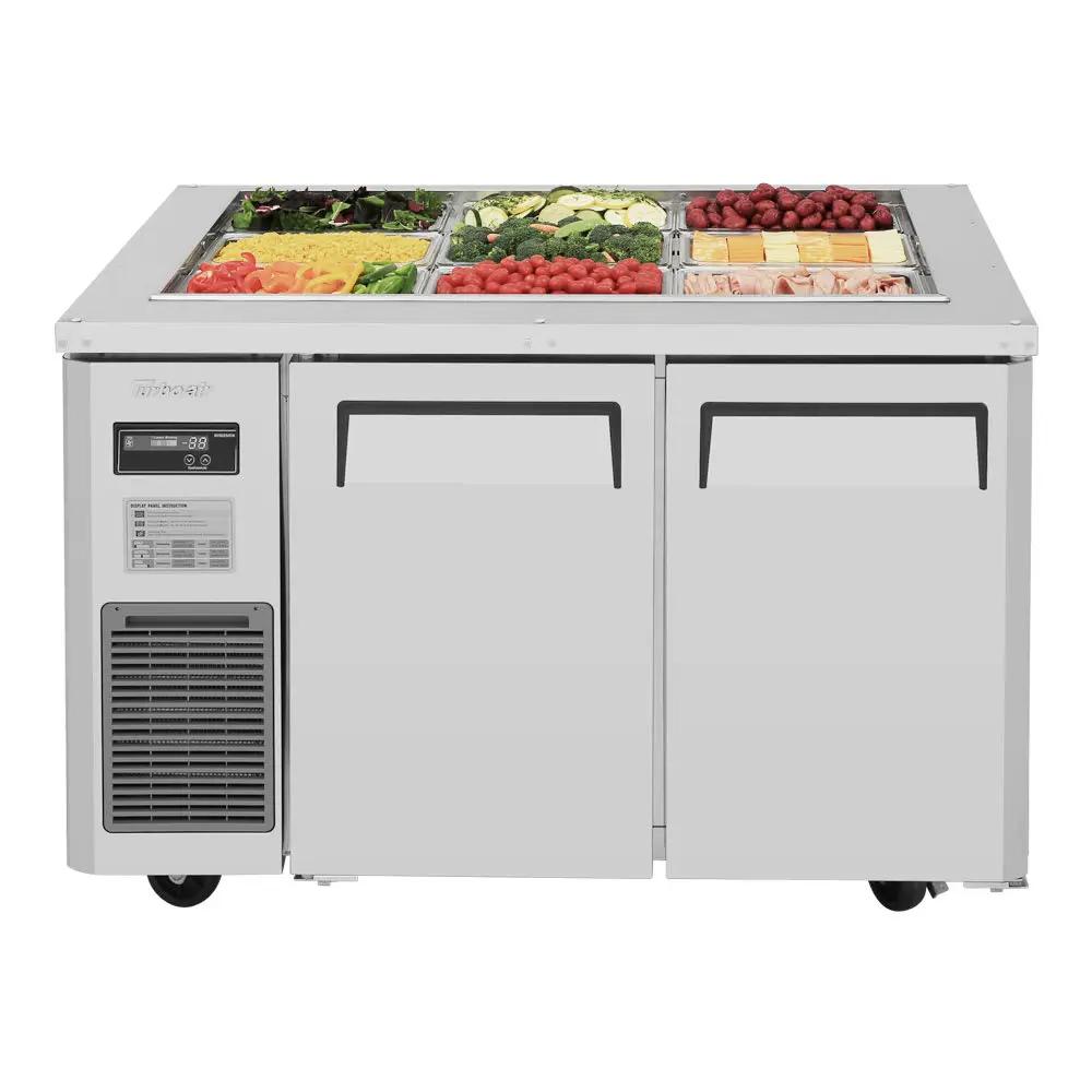 Turbo Air JBT-48-N 40" Stainless Steel Cold Food Bar - 9 Pan Capacity, Floor Model