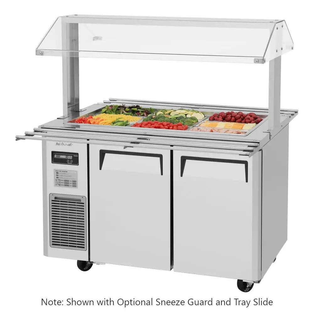 Turbo Air JBT-48-N 40" Stainless Steel Cold Food Bar - 9 Pan Capacity, Floor Model