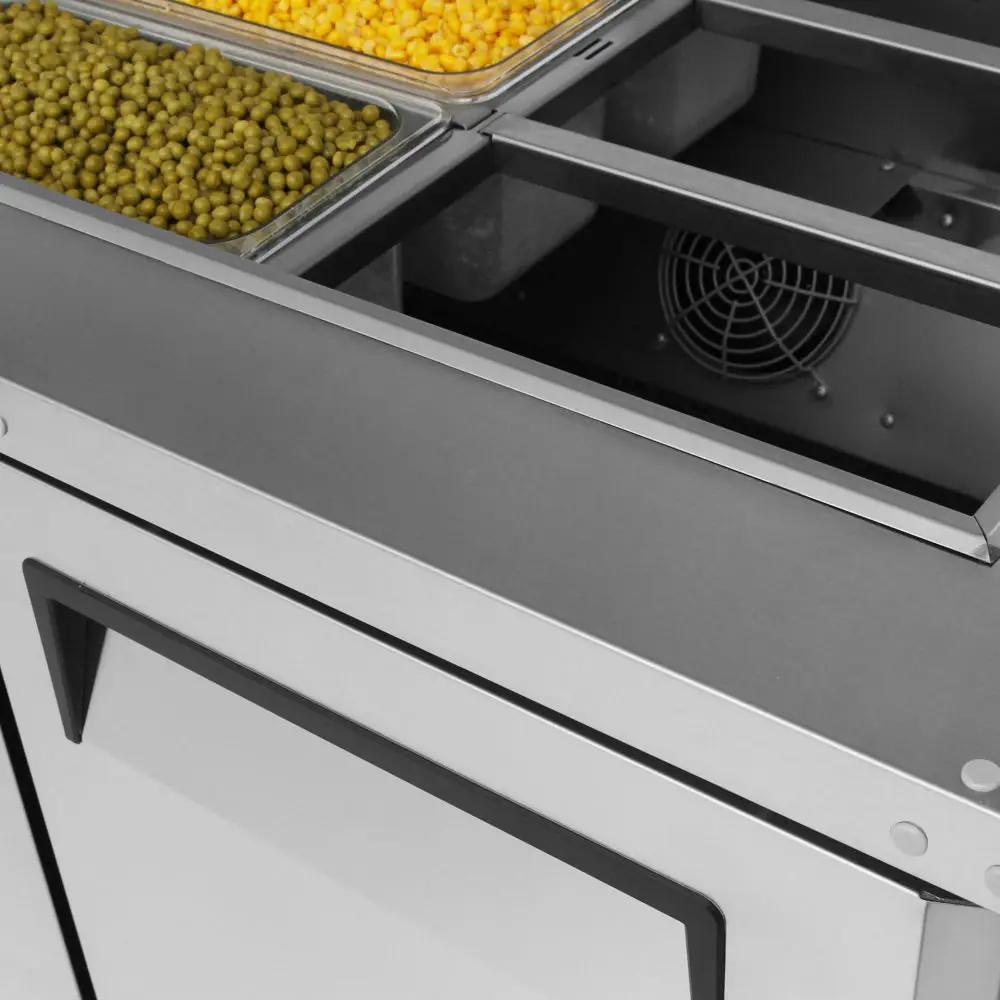 Turbo Air JBT-72-N 66" J Series Refrigerated Cold Food Bar - 15 Pan Capacity, Floor Model, Stainless Steel
