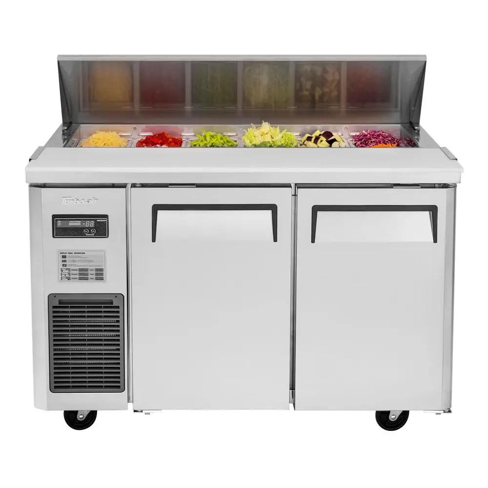 Turbo Air JST-48-N 48" Commercial Sandwich Prep Table | Refrigerated Base | 115v