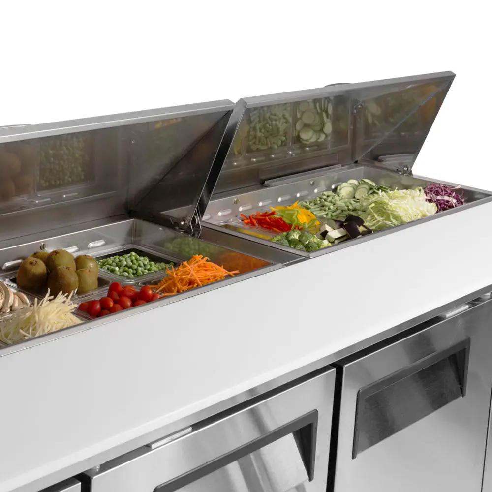 Turbo Air JST-72-N 72" J Series Commercial Sandwich & Salad Prep Table - 115v