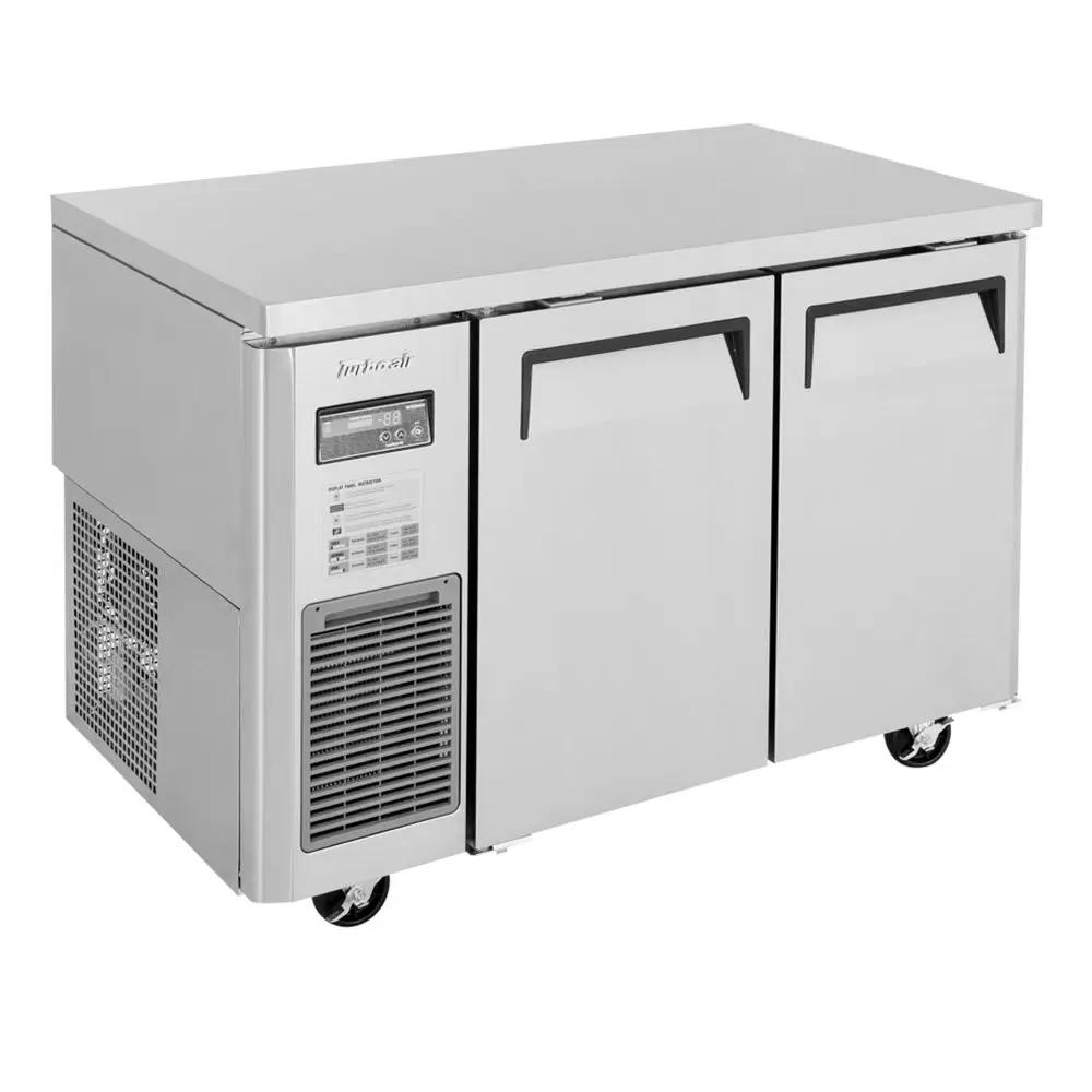 Turbo Air JUF-48-N 47" Undercounter Commercial Freezer - 2 Sections, Stainless Steel